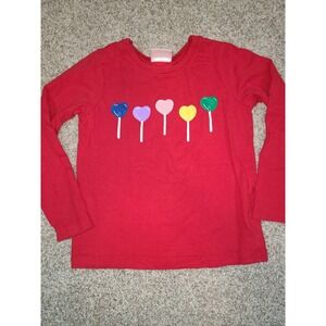 Hanna Andersson Girls Long Sleeve Shirt Valentines Day size 6/7